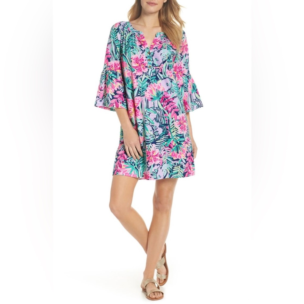 Lilly Pulitzer Teigen Shift Multi Color Dress Medium